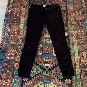 Paige velvet verdugo ultra skinny pants size 29